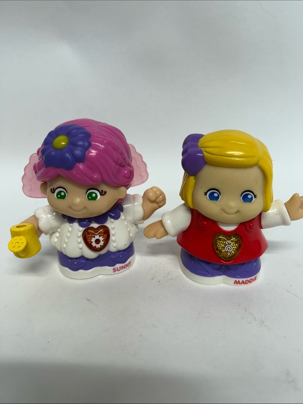 VTECH People Sunny & Maddie Figure Set - Pink, Purple, Yellow, Red